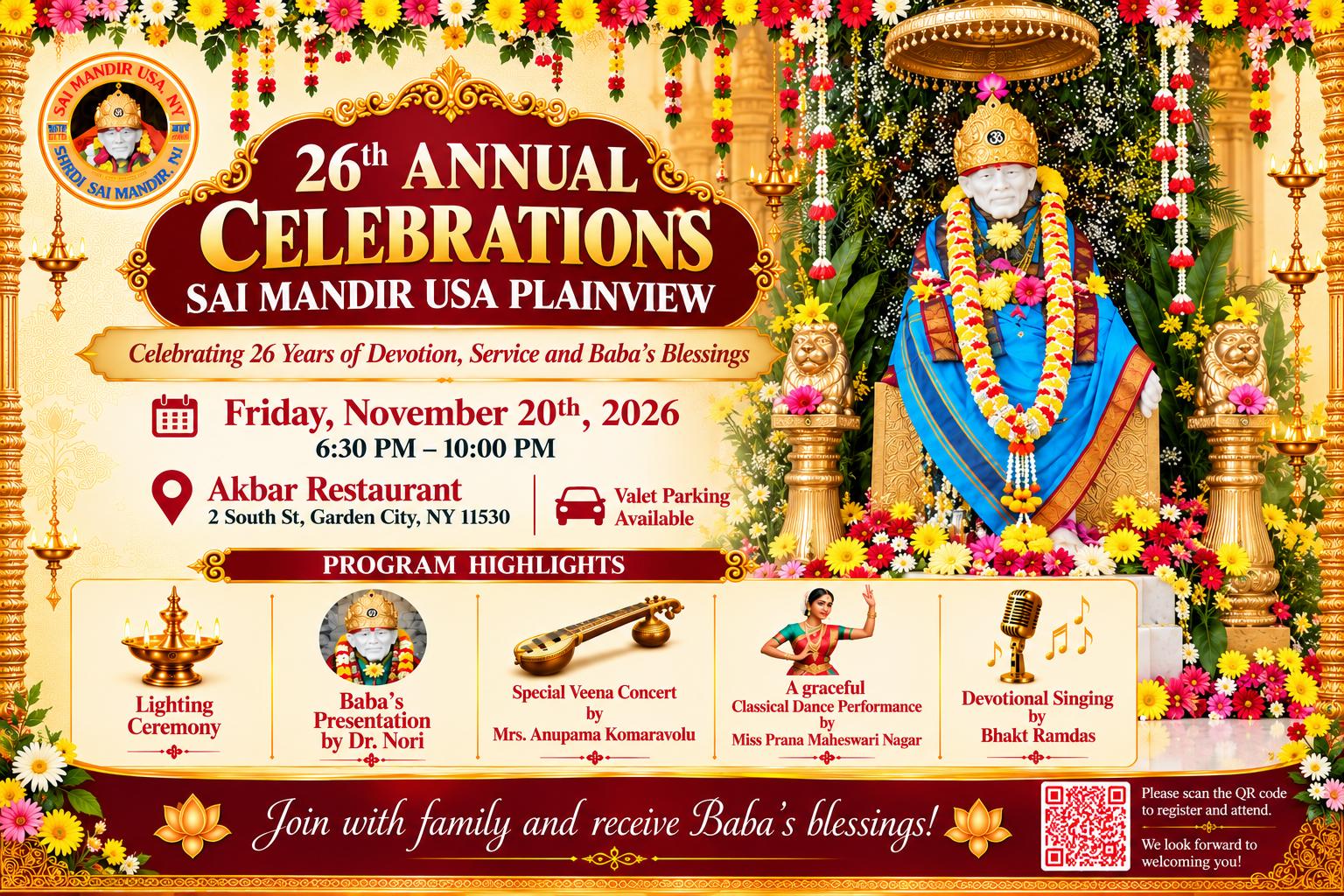 26th Annual Celebration flyer